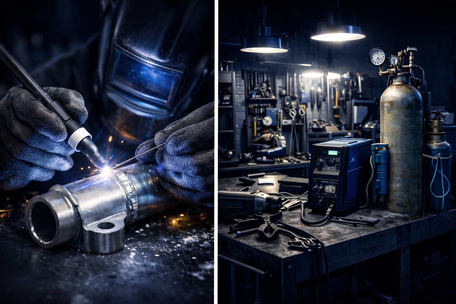 AWI/TIG hegesztés – műhely