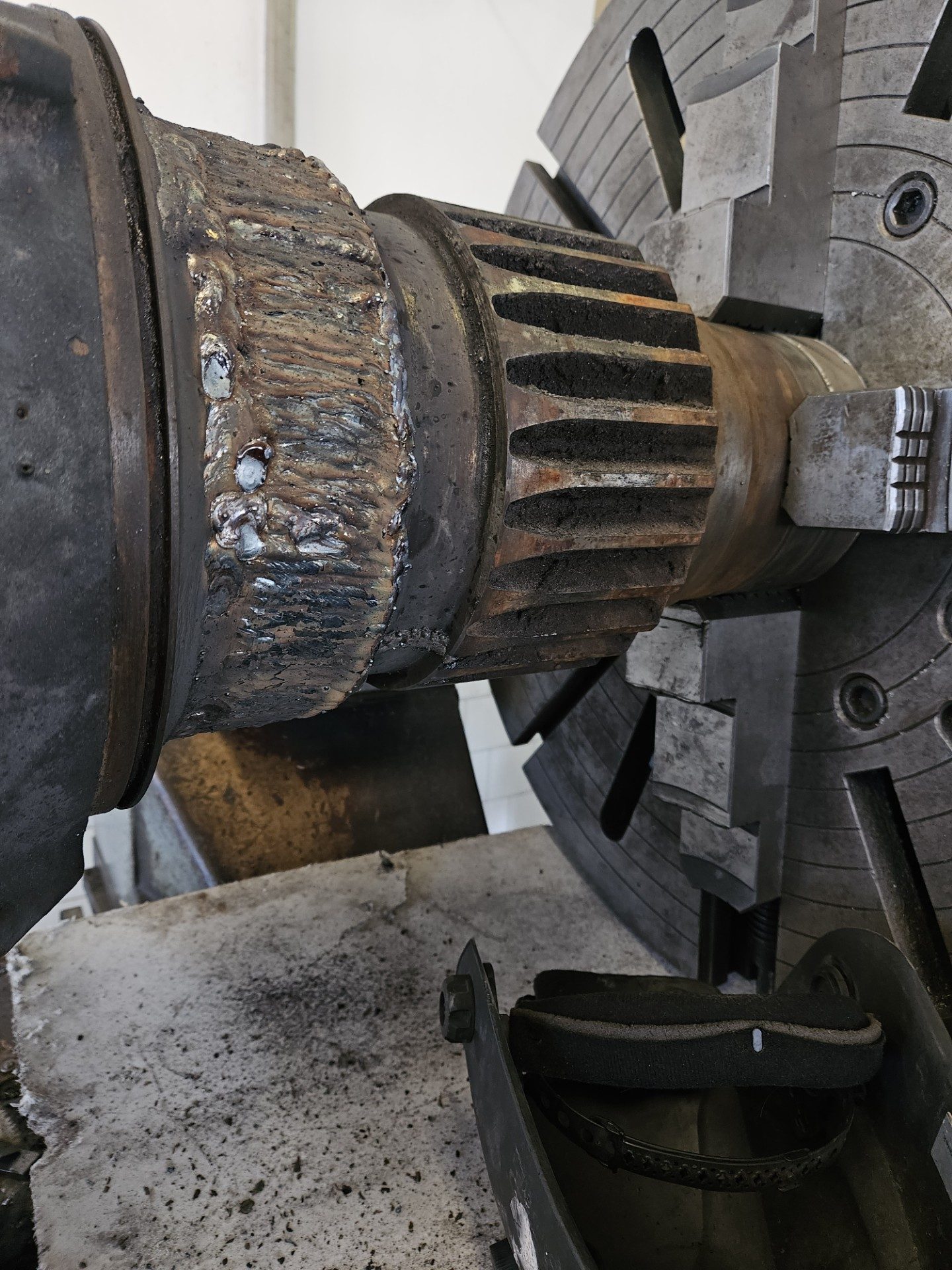 Javító hegesztés – munka